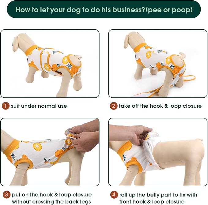 Kuoser Recovery Suit for Dogs Cats After Surgery, Professional Pet Recovery - Image 4
