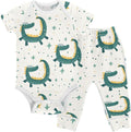 Baby Clothes Set Infant Bodysuits Pants Sets 0-24M by KICPOAY