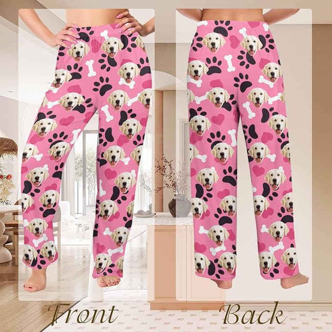 Custom Couple Pajama Pants Sock - Image 5