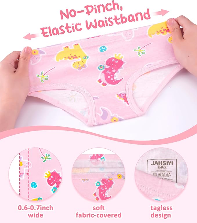Girls and Toddlers 100% Cotton Underwear Tagless Soft Panties Size 2-3T - Image 3
