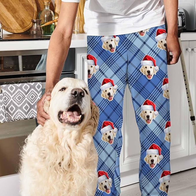 Artsadd Personalized Christmas Pajama Pants Socks - Image 4