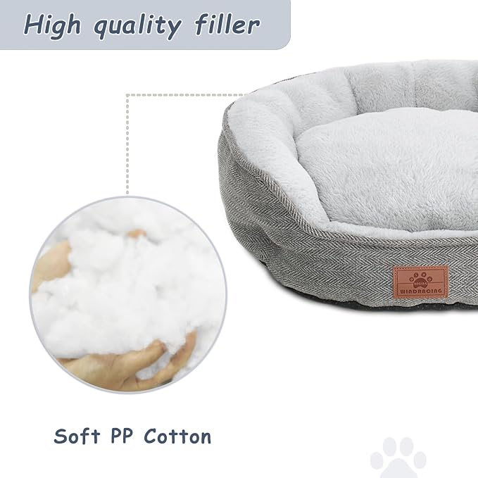 WINDRACING Cat Beds for Indoor Cats, Dog Bed for Small Dogs Breeds, Soft Kennel - Image 3