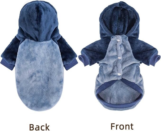 FabriCastle Dog Hoodie Sweater for Small Dogs Boy and Girl, Small Dog Clothes - Image 2