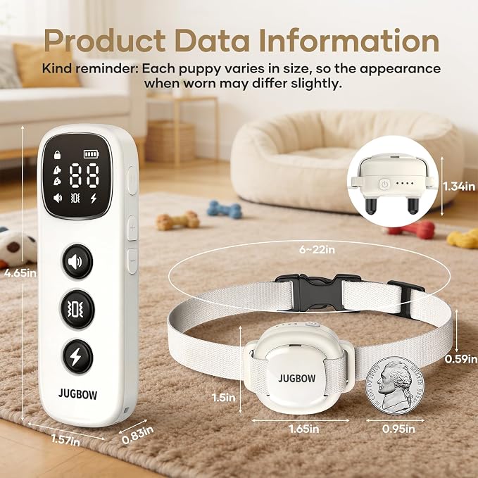 Jugbow Shock Collar for Small Dogs - 4200FT Dog Training Collar - Image 2