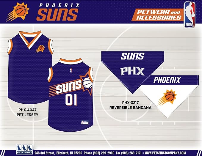 NBA PHOENIX SUNS DOG Jersey, Large - Image 8