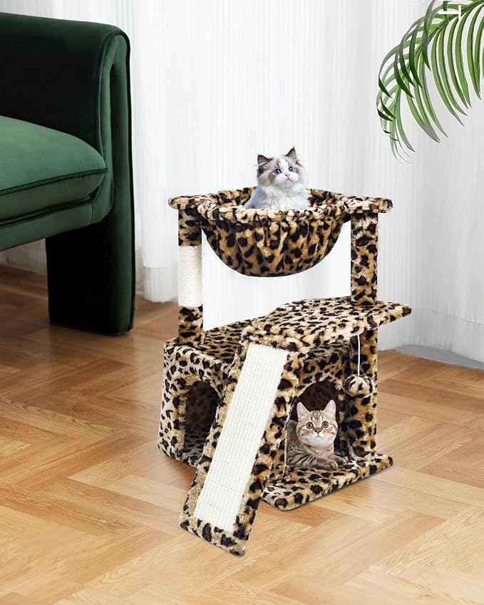 SYANDLVY Leopard Print Cat Tree - Image 6