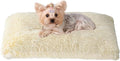 EHEYCIGA Fluffy Dog Crate Bed for Small Dogs, Plush Faux Fur Crate Pad by EHEYCIGA