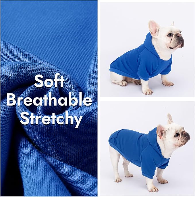 1 Pack Dog Hoodie Warm Hood Dog Sweater Cold Weather Small Dogs Sweatshirt - Image 5