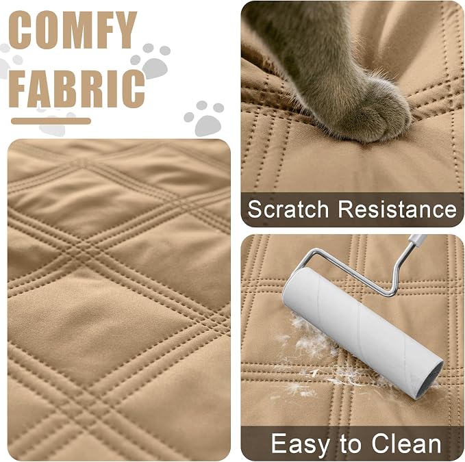 Smiry Waterproof Dog Bed Cover Blanket 82x102, Soft Reversible Pet Blanket - Image 4