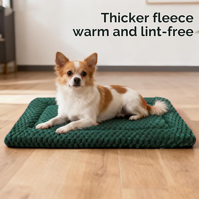 Dog Bed Crate Mat, Soft Durable Washable Anti-Slip Kennel Pad - Image 6