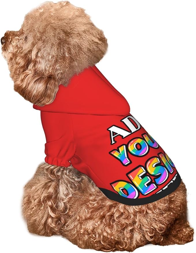 Personalized Dog Hoodie Custom Hooded Pet Warm Pullover Sweatshirt - Image 7
