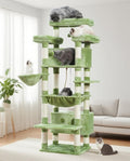 Cat Tree for Indoor Cats Large Adult, 2 Baskets, 2 Condos by Gitelnour