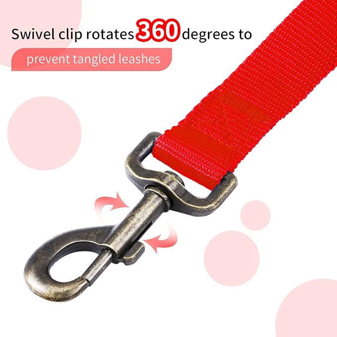 HIKISS Long Dog Leash Obedience Recall Training Agility Lead - 15ft 20ft 30ft - Image 4