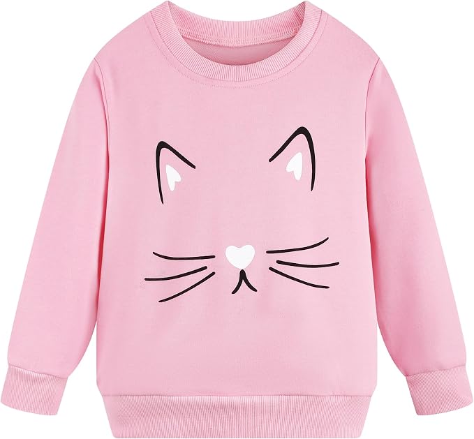 Little Girls Unicorn Outfits 2 Piece Kids Ruffle Sleeve Sweatshirt + Leggings - Image 7