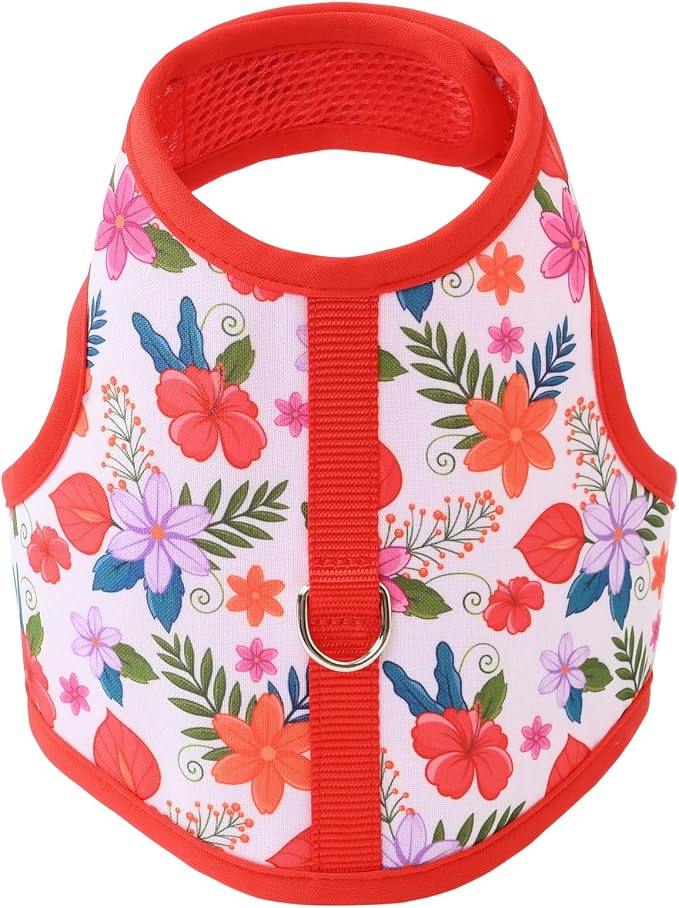 Mile High Life Dog Harness, Air Mesh Floral Vest Harness - Image 3