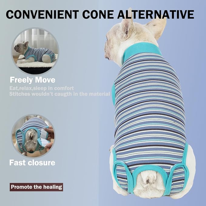 Sebdtico Recovery Suit for Dogs, Dog Surgery Suit Female Spay, Soft Dog Onesie - Image 3