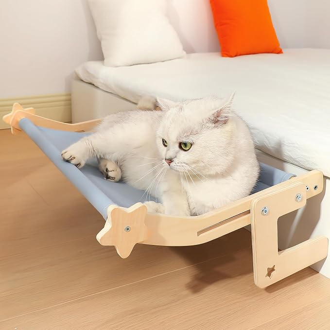 Cat Window Perch for Large Cats, Heavy Duty Hammock Bed No Drill Design by Unknown