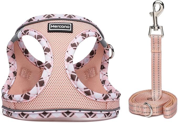 Mercano Soft Mesh Dog Harness and Leash Set, No-Chock Step-in Reflective - Image 2