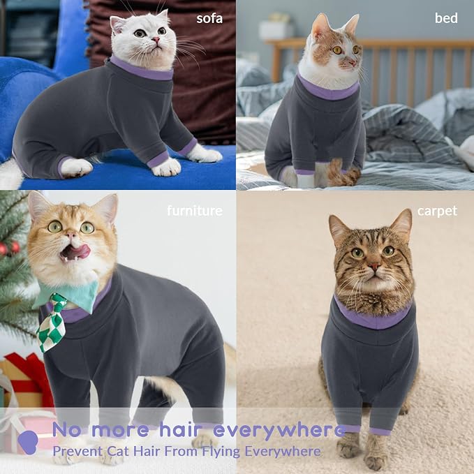 QBLEEV Cat Clothes, Soft Cat Sweaters - Image 7