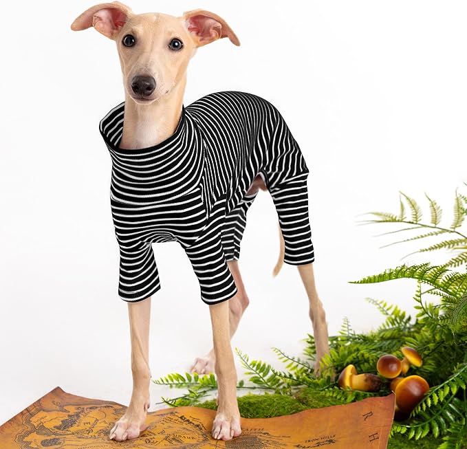 Dog Sweaters for Small Dogs Girls Boys, Striped Pet Sweaters for Fall Winter - Image 2