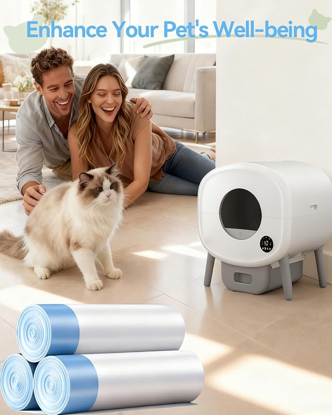45 Count Automatic Cat Litter Box Bags Compatible - Image 8