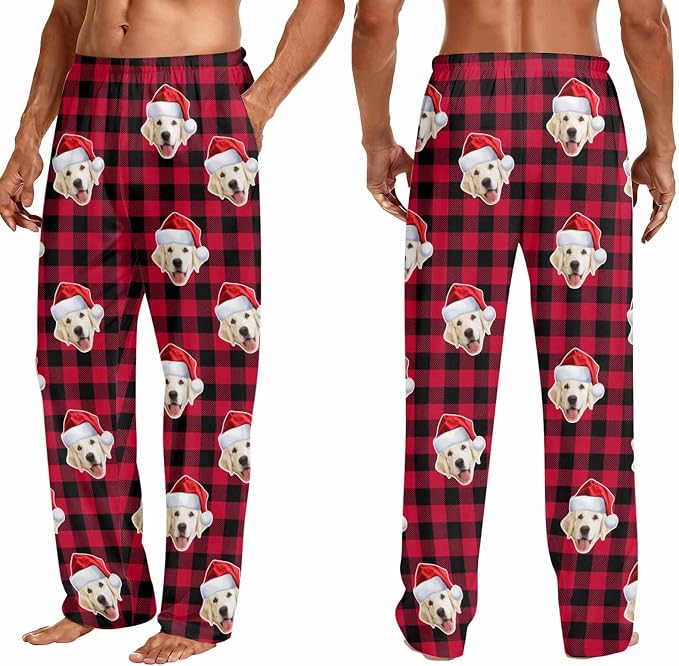 Custom Couple Pajama Pants Sock - Image 3