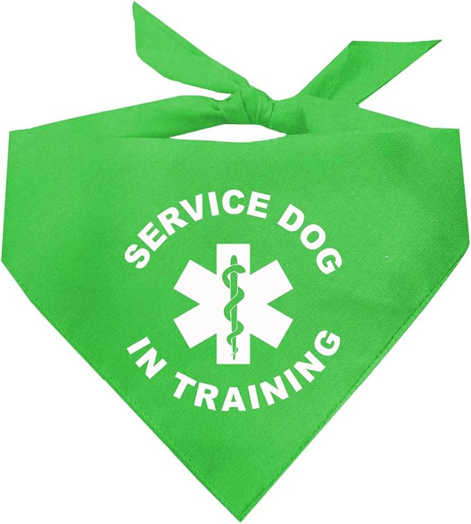 Service Dog in Training Dog Bandana by TeesTails