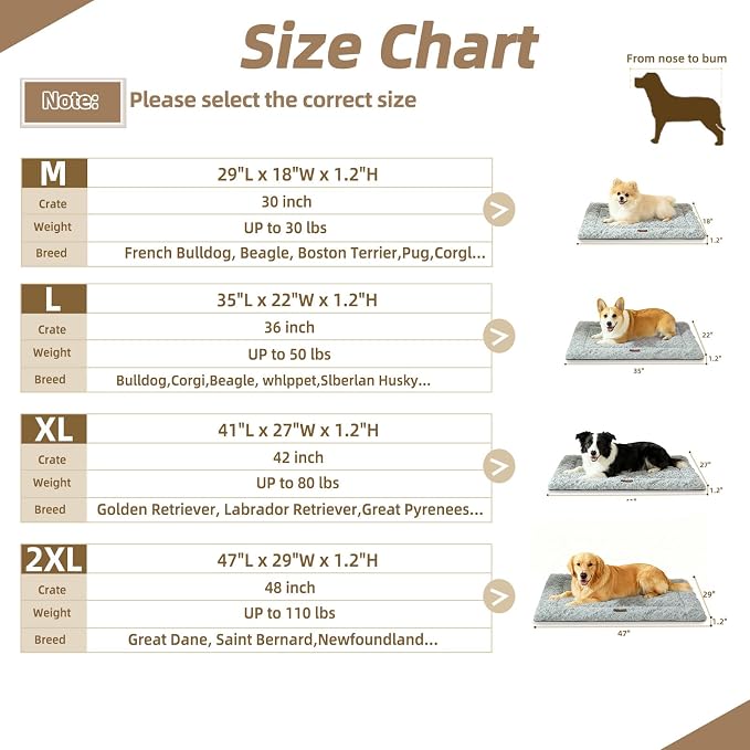 Reversible Dog Bed Mat 47"x29" for Medium Dogs - Image 6