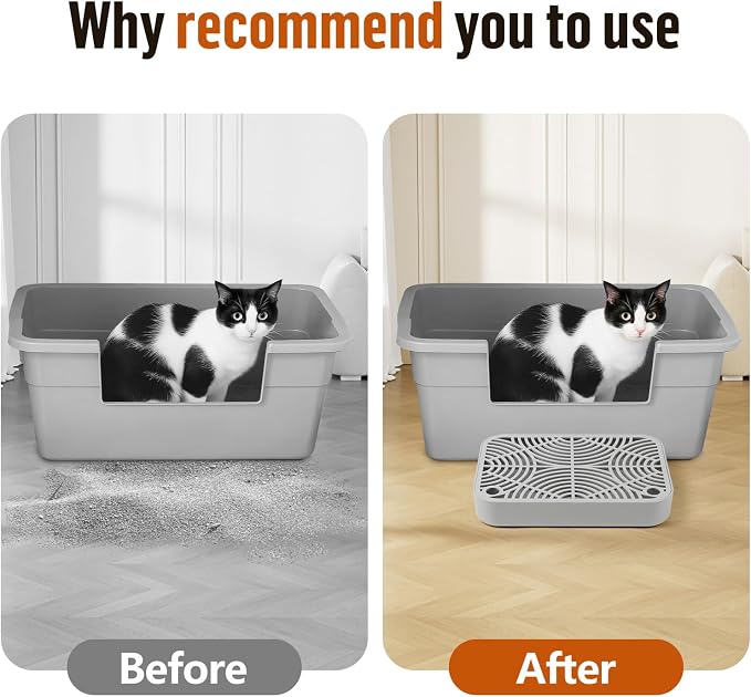 Cat Litter Box Ramp, Litter Box Step Mat - Image 6
