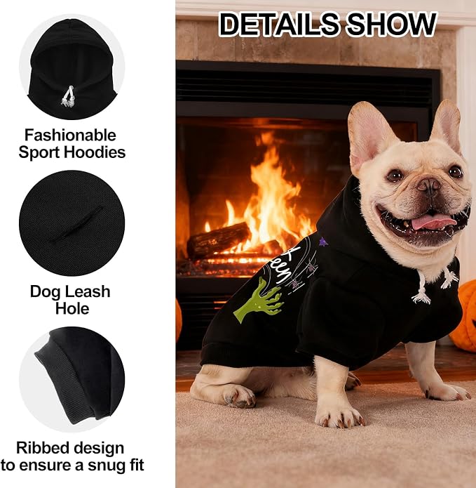EXPAWLORER Dog Hoodie-Soft and Warm Dog Sweaters, Pet Clothes Autumn Winter - Image 3