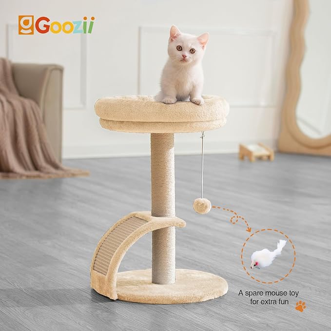 Cat Scratching Post Tower for Indoor Cats, Small Cat Tree Tower - Image 2