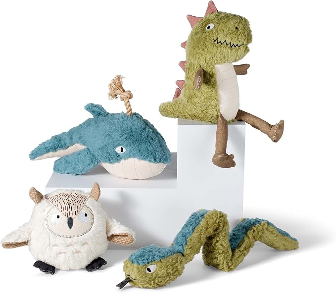 Fringe Studio Don't GET Wrapped UP 3D Earth Friendly Cotton Canvas Dog Toy - Image 3