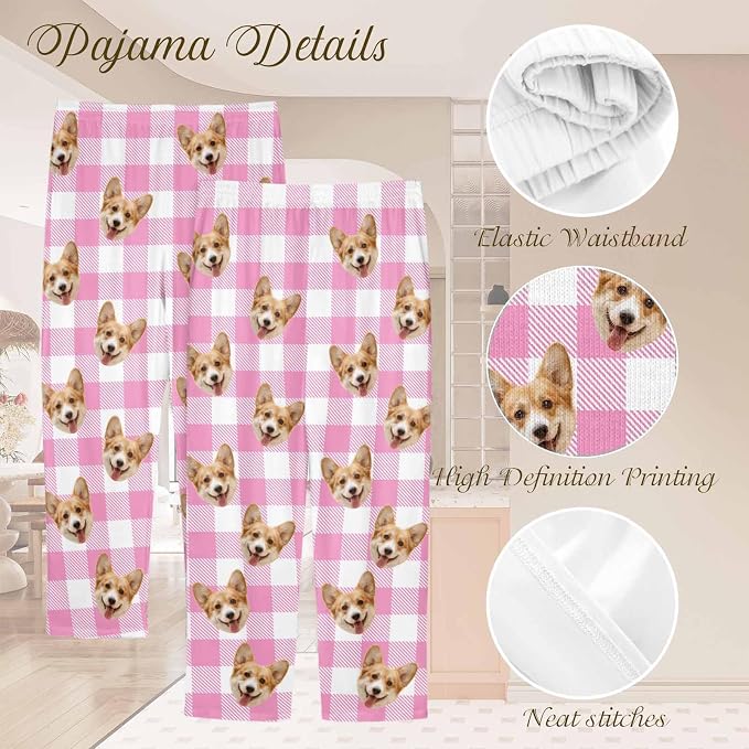 Custom Couple Pajama Pants Sock - Image 4