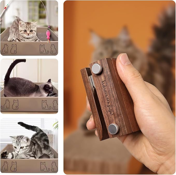 Cardboard Cutter for Cat Scratchers, Wooden cat Cardboard Cutter，Box Cutter for - Image 6