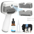 Pet Steam Brush for Dogs & Cats, 5-in-1 Self-Cleaning Dog Steam Brush by Pawimood