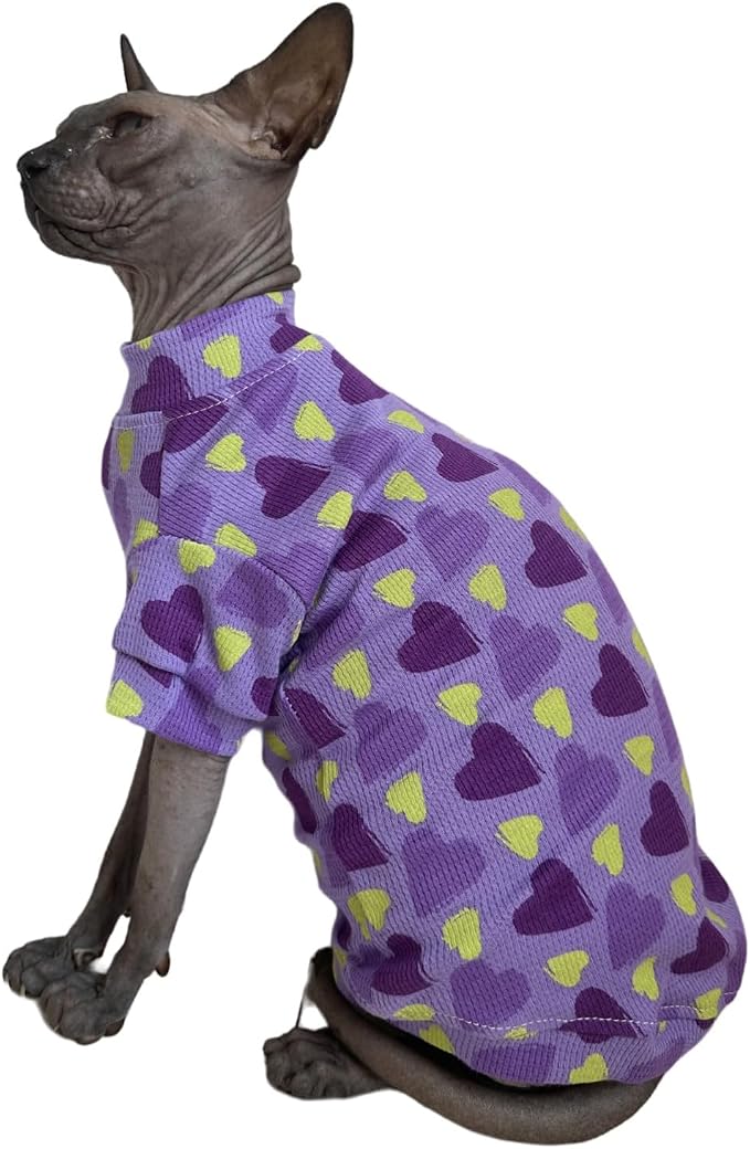 Limited Edition Sphynx Cat Cotton T-Shirts Hairless Cat Sweatshirt Pet Kitten - Image 4