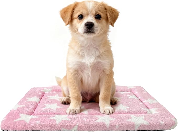 Washable Dog Bed Plush Orthopedic Outdoor Crate Mat by Unknown