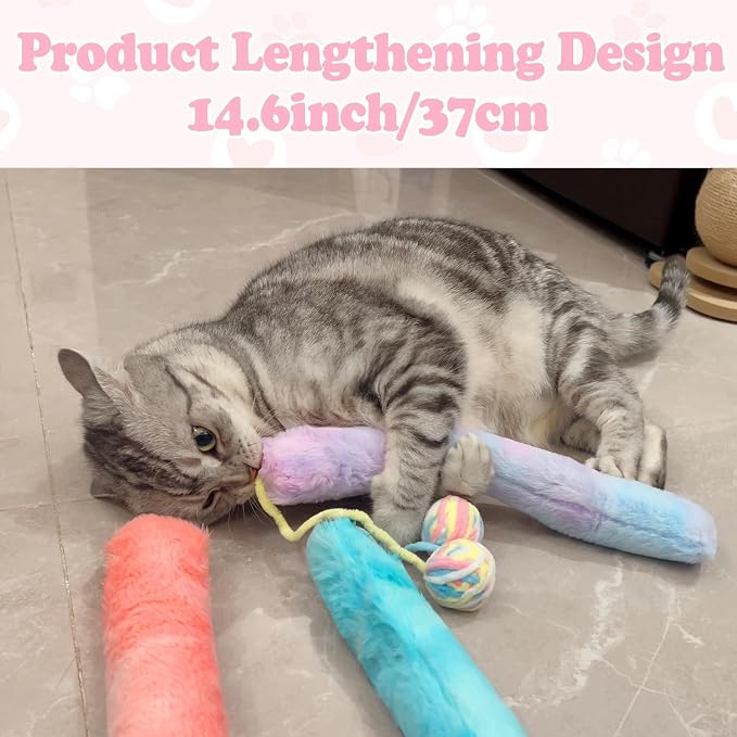 Cat Kicker Toy Large 3pcs, Catnip Toys - Image 2