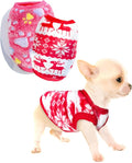 2 Pieces Teacup Dog Clothes Dog Christmas Outfit Puppy Sweater by Unknown