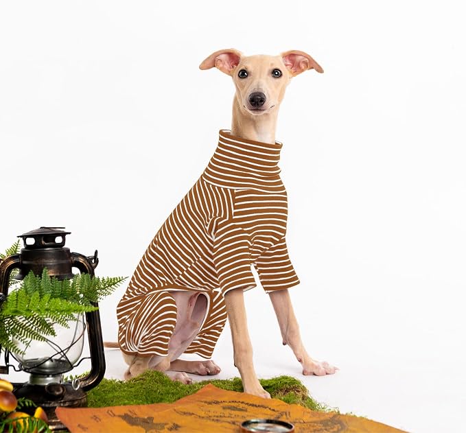 Dog Sweaters for Small Dogs Girls Boys, Striped Pet Sweaters for Fall Winter - Image 3