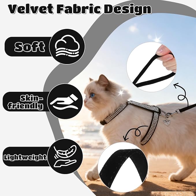 EXPAWLORER Cat Harness and Leash Set - Image 5