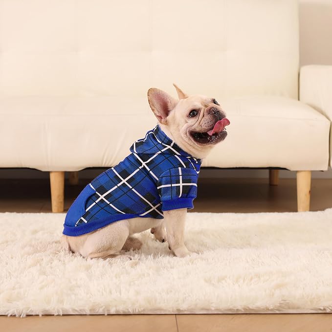 EXPAWLORER Plaid Dog Hoodie - Image 7
