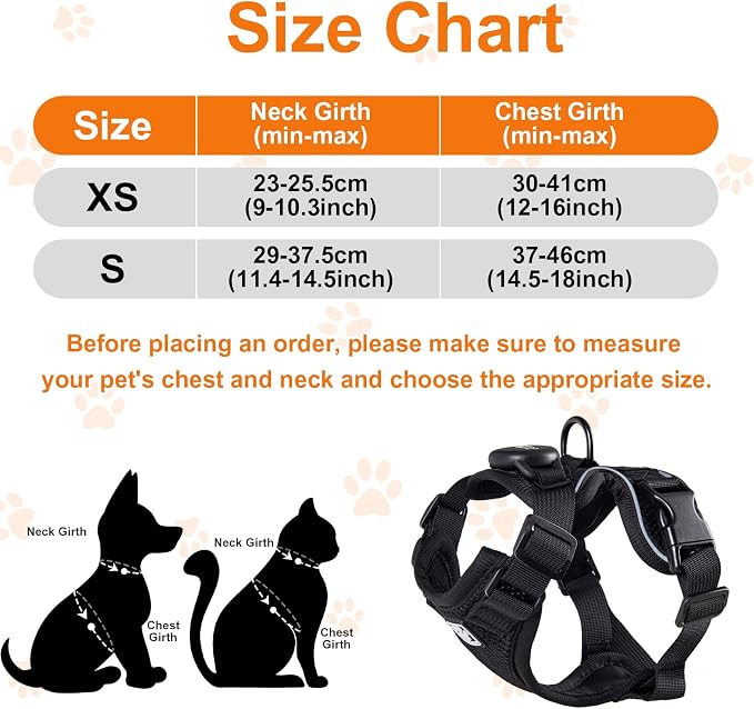 Cat Harness and Leash for Walking, Airtag Cat Harness and Leash Set - Image 2