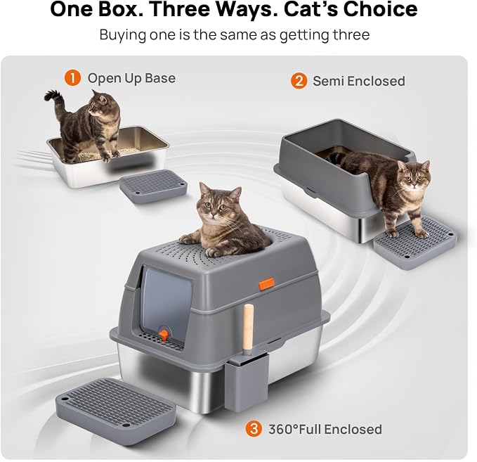Stainless Steel Litter Box - Image 5