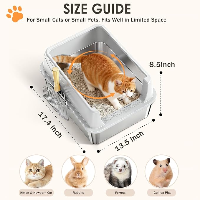 Stainless Steel Litter Box - Image 4
