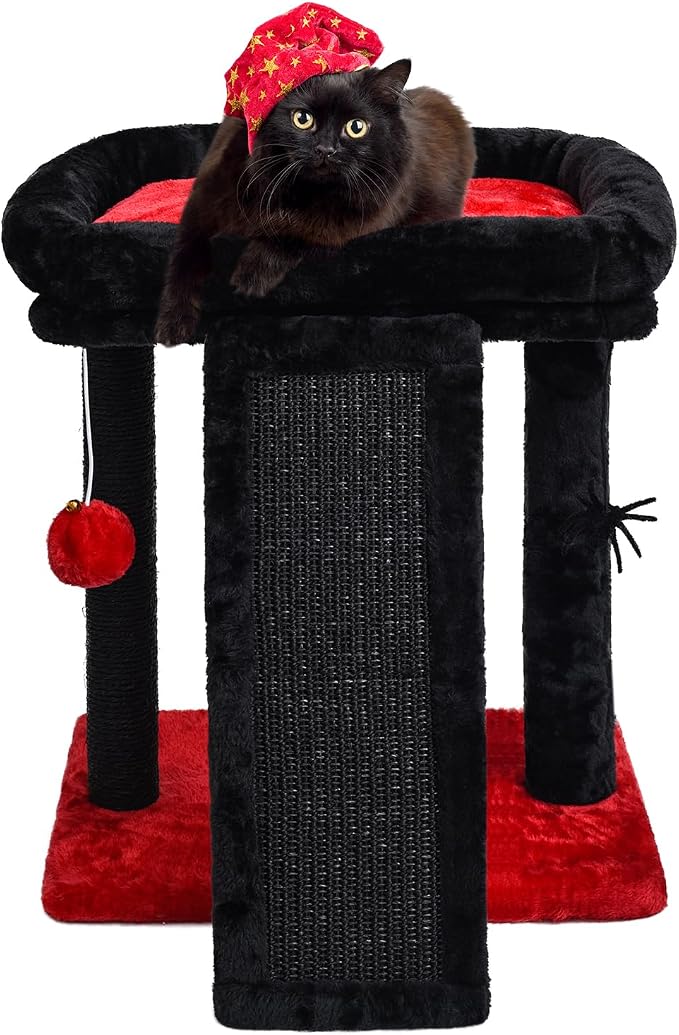 SYANDLVY Small Gothic Cat Tree for Indoor Cats, Scratching Board by SYANDLVY
