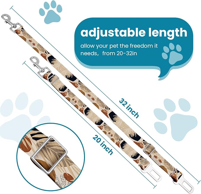 Adjustable pet cat and Dog car seat Belt，The Lanyard is Flexible and Adjustable - Image 2