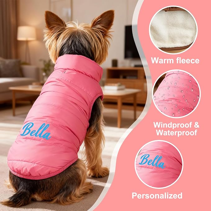 Personalized Dog Winter Coat - Image 5