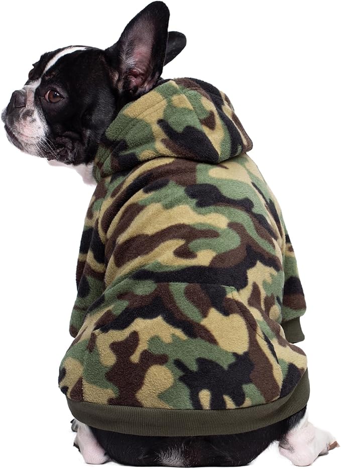 Camo French Bulldog Clothes Dog Hoodie Sweatshirts - Image 5