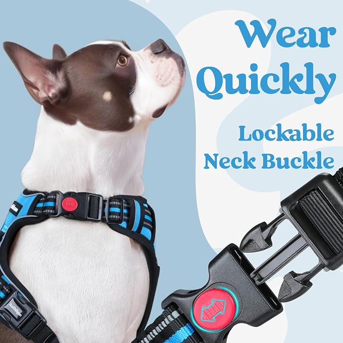 rabbitgoo Dog Harness Medium Sized, No Pull Pet Harness - Image 3